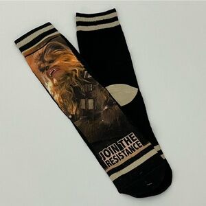 Chewbacca Dress Socks 0545 black think Star Wars